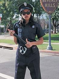 NuPornstars presents: Cherry Lee, This Corrupt L.A. Cop Takes What She Wants