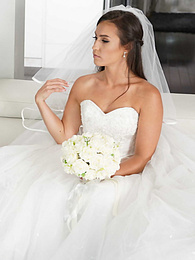 NuPornstars presents: Bootylicious bride Kelsi Monroe screws a handsome officiant on her wedding day