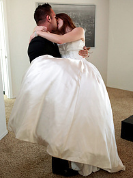 NuPornstars presents: Bride with big fake tits Veronica Vain gets her trimmed pussy nailed deep